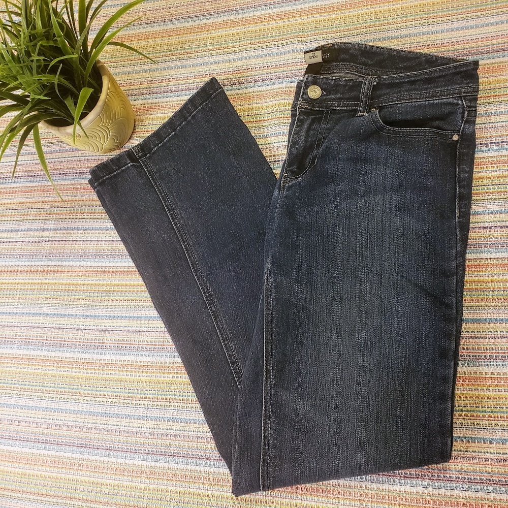 White House Black Market Blanc Jeans 2S